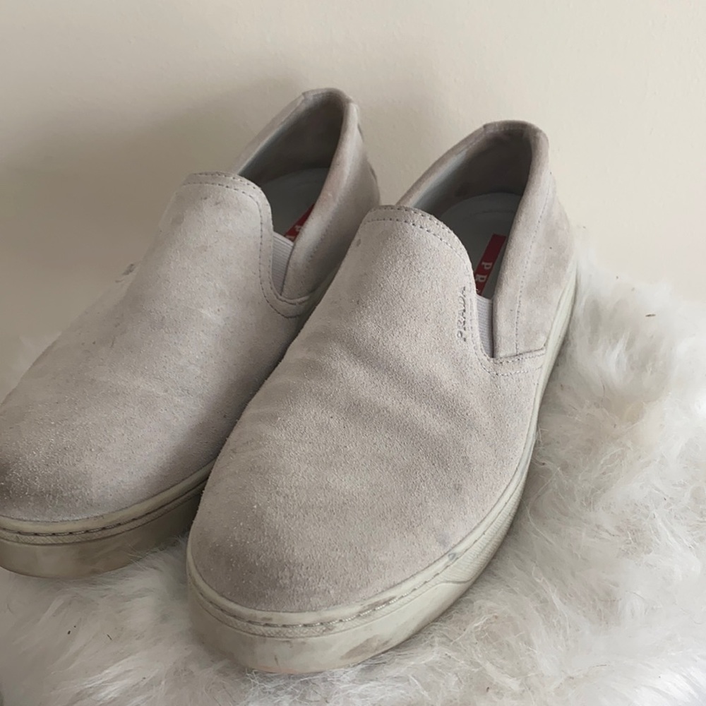 Prada slip on sneaker